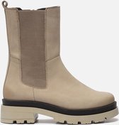 Ann Rocks hoge Chelsea boots taupe Nubuck - Maat 42