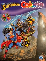 kleurboek superman colorio vol met kleurplaten van superman