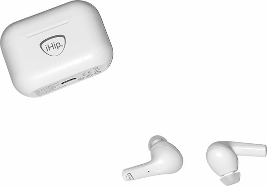 iHip Earbuds 13 uur Speeltijd met geavanceerde oplaadcassette