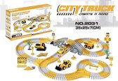 City Truck Racetrack - Inclusief auto's - 255 onderdelen - Auto racebaan
