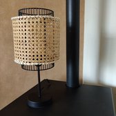 Tafellamp Slaapkamer Webbing & Metaal 41 cm (02)