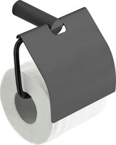 Klea Nida Toiletrolhouder Met Klep Gunmetal