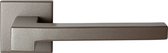 GPF3160.A3-02 Raa deurkruk op vierkante rozet Mocca blend, 50x50x8mm