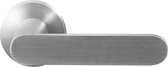 GPF2095.00 Knipo deurkruk op ronde rozet RVS, 50x8mm