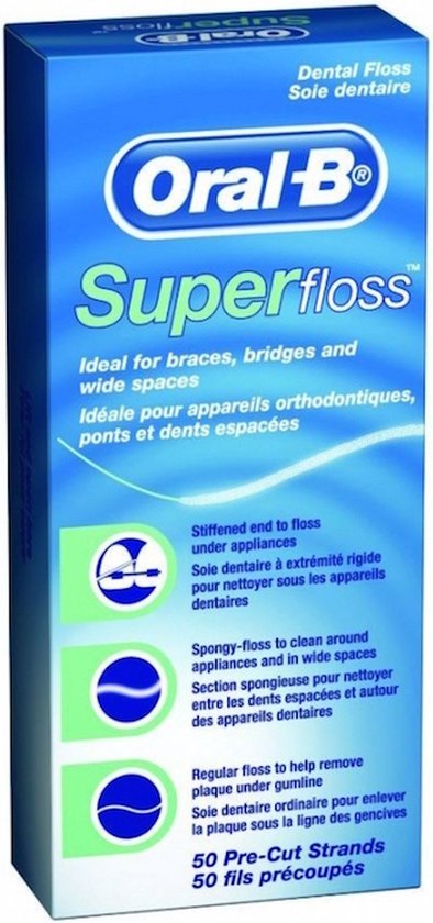 Oral-B Superfloss 50 - Flosdraad |