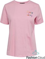 PIECES  pcjolly ss tee t-shirt dames ROSE XS