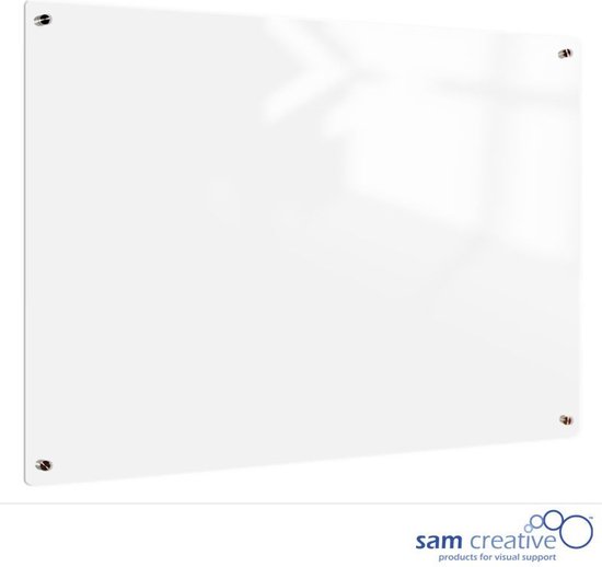 Whiteboard glazen verrijdbaar en kantelbaar - Bi-Office