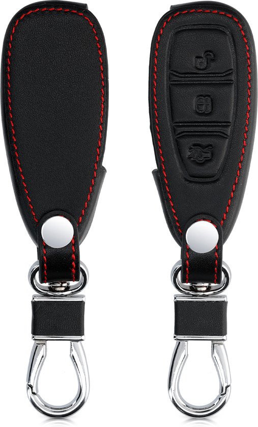 Coque Silicone Pour Clé Ford 3 Boutons - Protection Anti-rayures, Légère - Compatible Fiesta, Focus, Etc.