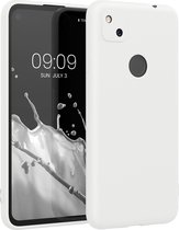 kwmobile telefoonhoesje voor Google Pixel 4a - Hoesje voor smartphone - Back cover in wit