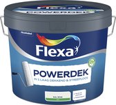 Afbeelding van Flexa Powerdek Muurverf - Muren & Plafonds - Binnen - RAL 9016 - 10 liter