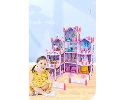 IGOODS - Droomhuis Villa DIY - Speelgoedhuis met accessoires - Poppenhuis