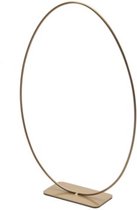 Oneiro’s Luxe Metal egg ring on base 24x35 cm gold – decoratie – pasen – paasdecoratie – paashaas – eieren – has – kip – gekleurde eieren – paastak – lente – feestdecoratie