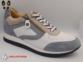 Helioform dames sneaker, wit/blauw H307 , maat 38