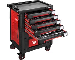 Yato YT-55293 7 lades gereedschapskar met 165 stuks gereedschap