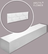 NMC FLOWER-box ARSTYL Noel Marquet 1 doos 5 stukken 3d muurpaneel modern design wit | 2,15 m2