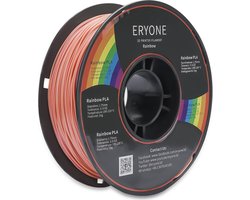 Eryone - Regenboog - PLA Filament - 1Kg 1,75mm - Voor 3D-printer en 3D-pen - Rainbow