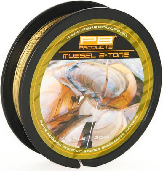 PB Products - Mussel 2-Tone - Soepele Voorslag - 20 meter - 45 lb van PB Products — afbeelding 5