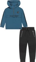 Koko Noko - Kledingset - Limited Edition Streetwear Collection - Joggingbroek met Sweater Hooded Blauw - Maat 122