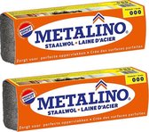 Metalino Staalwol - 000 - 2 stuks