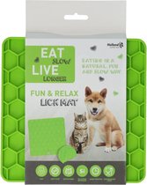 RelaxPets -Eat Slow Live Longer - Fun & Relax - Lick Mat - Likmat - Groen