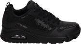 Skechers Uno Sparkle Motion dames sneaker - Zwart - Maat 38