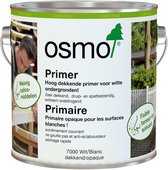 Osmo Primer Dekkend Wit 7000 | 2.5 Liter | Voor Buitenhout | Bescherming | Dekkend | Bladdert niet af