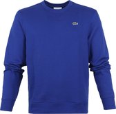 Lacoste - Pullover V-hals Blauw - Maat XL - Regular-fit