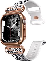Cosmo Apple Watch 40 mm en 41 mm bandje - Luipaard