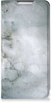 Smartphone Hoesje Geschikt voor Samsung Galaxy S22 Leuk Telefoonhoesje Painting Grey