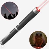 Professionele Laserpen - Rode Laser - AAA Batterijen - Kattenspeeltjes/Presenteren/Speelgoed - 5mW - 157mm x 14mm - Zwart