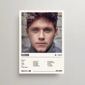 Niall Horan Poster - Flicker Album Cover Poster - Niall Horan LP - A3 - Niall Horan Merch - One Direction - Muziek