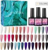 40 kleuren gellak - Gellak - Gellakset - Nagelset - Gelnagels - Nagellak - Gelnagel kit - Manicure set - 40 kleuren gel polish - Nail art