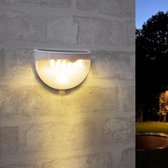 Wandlamp voor buiten - Solar - LED - Wit licht - IP55