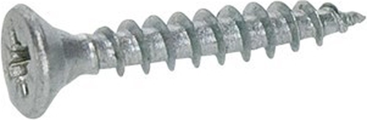 4tecx Platverzonkenkopschroef Pozidriv Verzinkt 4x35 Voldraad - VE=200 - 0224.01.25401