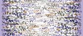 Tafelzeil Arbusto Paars -  250 x 140 - Paars tafelkleed - Beschikbaar in verschillende maten - Geleverd in een koker