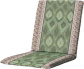 Madison - Lage rug - Ikatin green - 97x49 - Groen