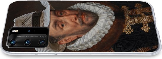 Coque Huawei P40 Pro - Guillaume d' Oranje - Chapeau - Vieux Maîtres - Coque de téléphone en Siliconen