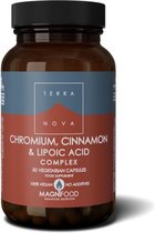 Terranova Chromium, cinnamon & lipoic acid complex Inhoud:	50 capsules