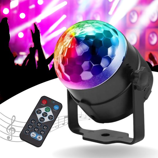 Disco bal LED Disco Laser Ball + afstandsbediening