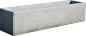 bloembak, bloembak beton, bloembak beton 200x50x50cm grijs