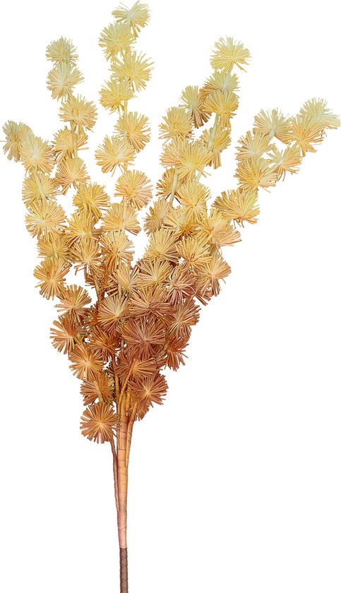 Pomax - Kunstplant / kunstbloem / artificiële bloem - Bruin / creme / beige - 108 cm hoog.