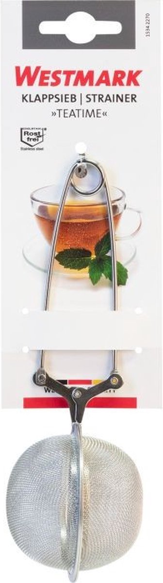 Westmark ronde thee infuser uit rvs 17.5x6.6x5.4cm