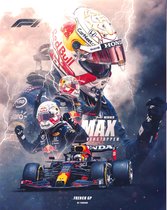 PremiumBenefits - Diamond Painting Max Verstappen - Inclusief Luxe Toolkit - Diamond Painting Pakket Volledig - Formule 1 - Auto - Diamond Painting Volwassenen - Giftbox