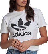 adidas Classics Trefoil Dames T-shirt - Maat 38