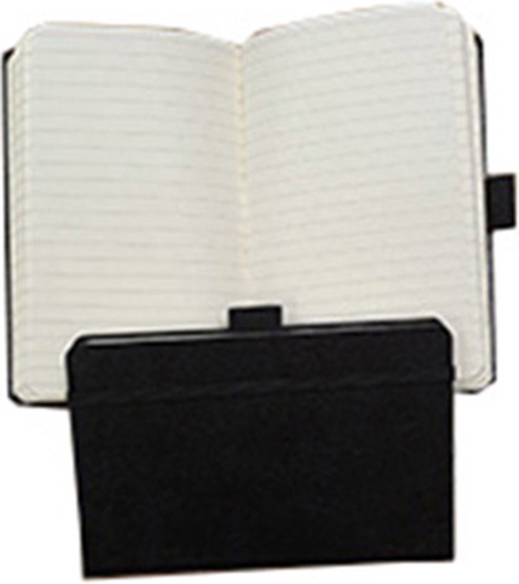 Notitieboek Pocket A6 2-Pack Gelinieerd zwart