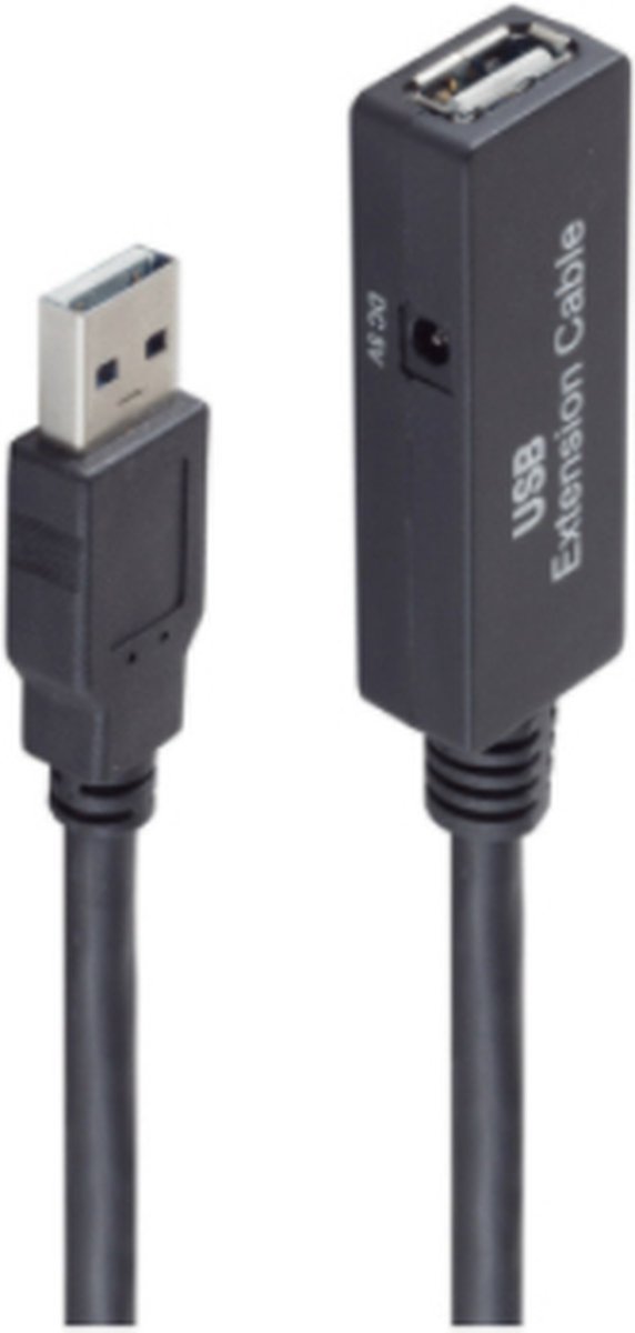 shiverpeaks BS13-29075 USB-kabel USB 2.0 10 m USB A Zwart