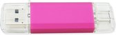 2 in 1 USB 3.0 + Micro USB OTG Flash Drive - OTG USB-C - Pendrive 32 GB - Roze