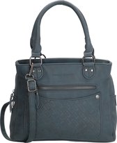 Nuba Kleine Dames Handtas met Schouderband Leer Look - Blauw