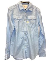 G-Star Raw Landoh Shirt - Color: Ash Blue White - Maat S