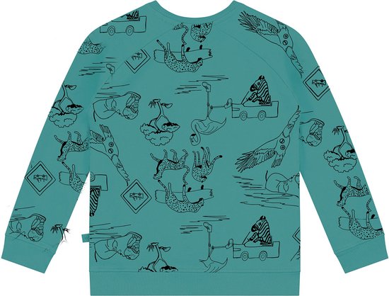 Smitten Organic - Safari all over print Sweater